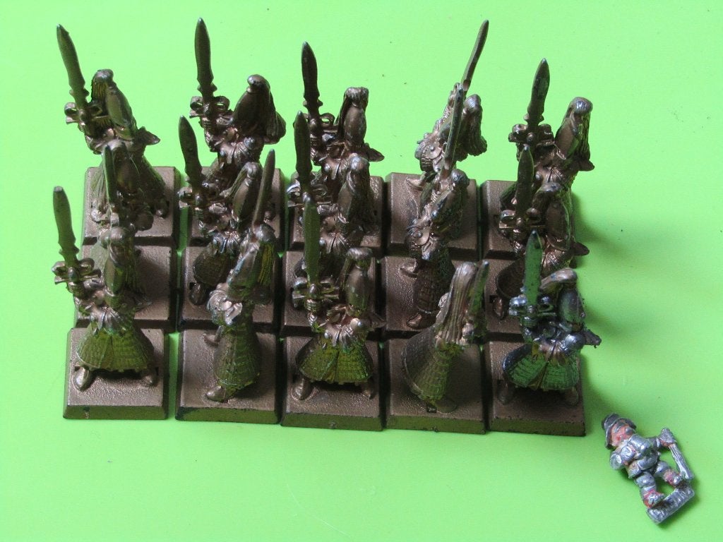 15 Swordmasters, Met verf, Verzenden, Figuurtje(s), Warhammer
