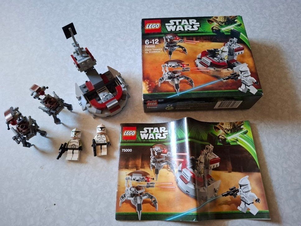 Star Wars Lego 75000 Clone Trooper vs Droidekas, Ophalen of Verzenden, Zo goed als nieuw