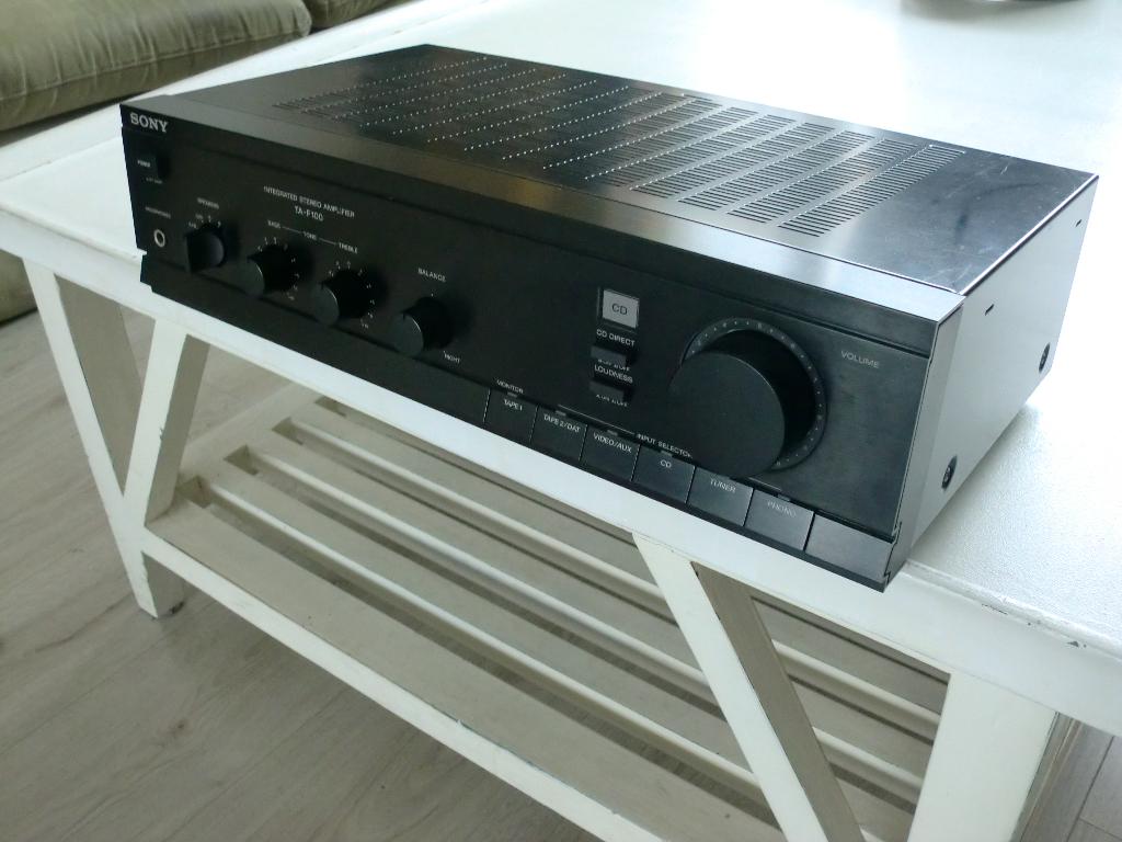 Sony TA-F100 Stereo Amp warme sound onderhoud gehad., Audio, Tv en Foto, Versterkers en Receivers, Refurbished, Ophalen of Verzenden