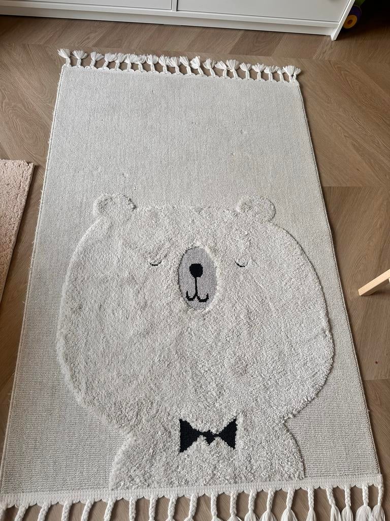 kindervloerkleed momo van Benuta, Huis en Inrichting, Stoffering | Tapijten en Kleden, Ophalen, 100 tot 150 cm, Wit, 50 tot 100 cm
