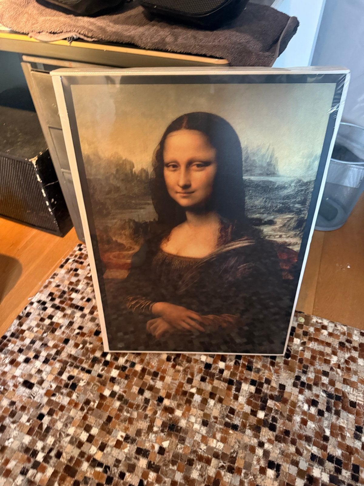 IKEA x Virgil Abloh Mona Lisa Backlit Kunstwerk NIEUW, Ophalen, Kunststof, Print, Verlicht