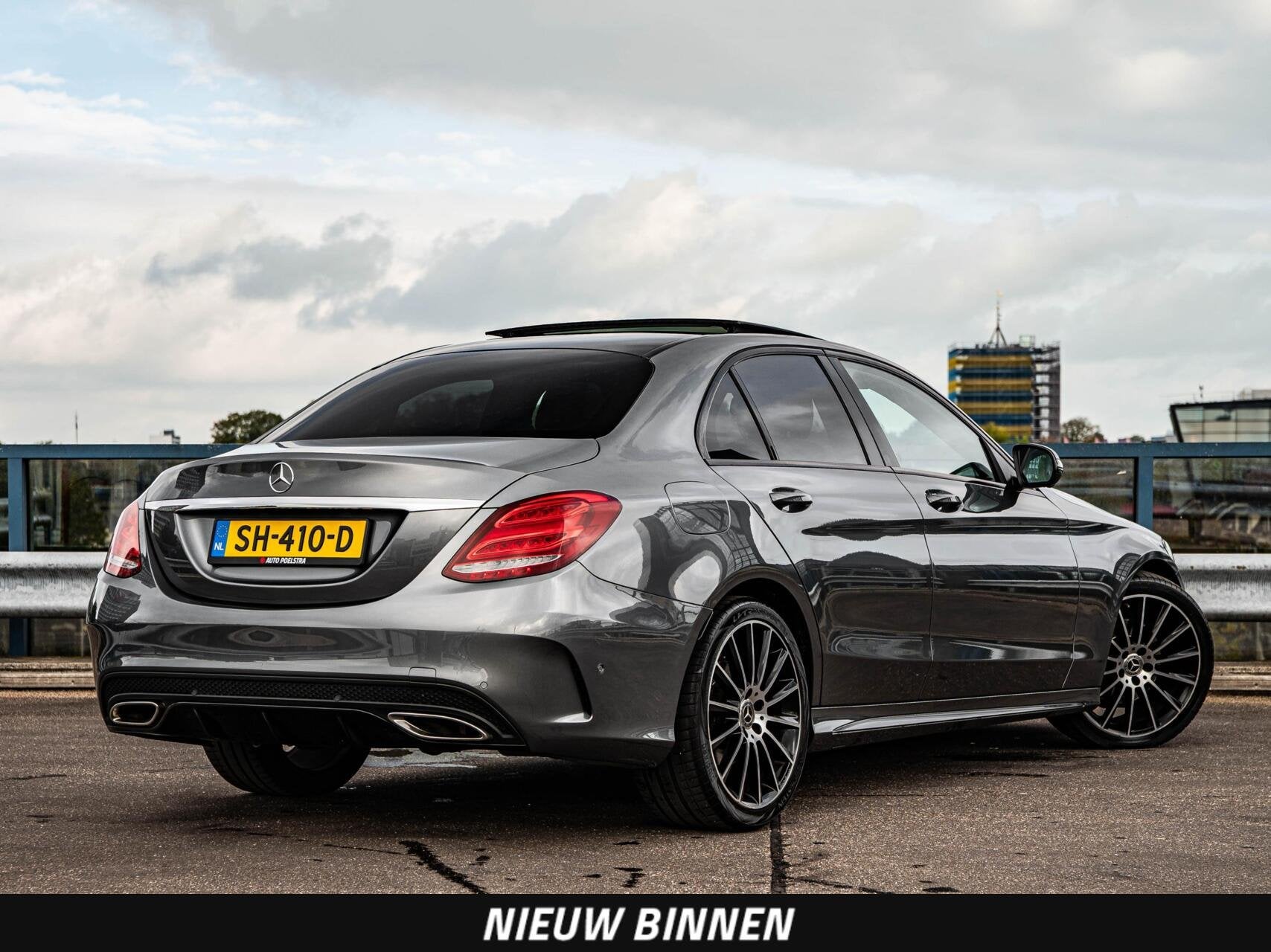 Mercedes-Benz C-klasse 180 AMG Night Edition | Panoramadak |, Auto's, Automaat, Bedrijf, Sedan, Verwarmde buitenspiegels
