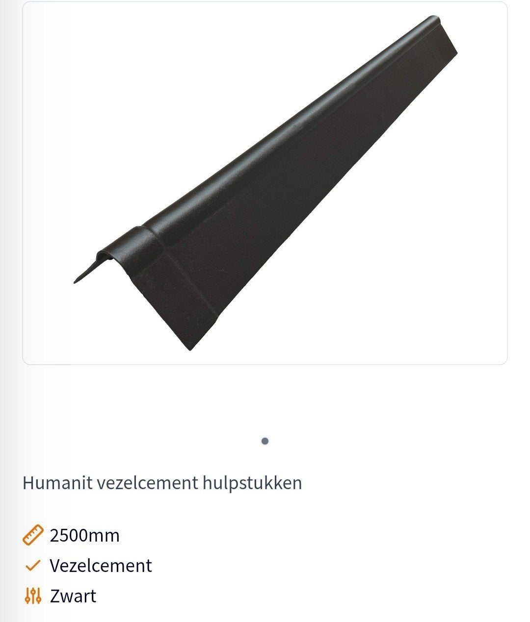 4x windveer en 1x nokstuk, Doe-het-zelf en Verbouw, Dakpannen en Dakbedekking, Ophalen, Overige materialen, Zwart, Nieuw