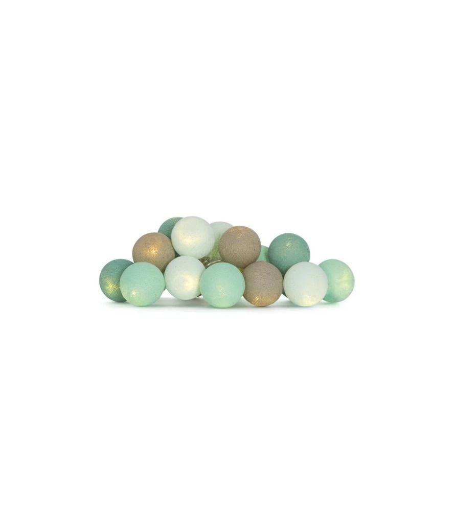 Nieuwe Cotton Ball Lights indoor lichtslinger 20 LED-lampjes, Ophalen, Nieuw