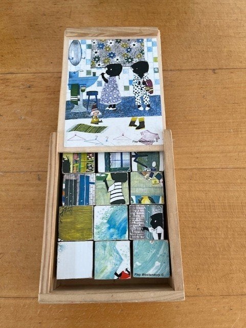 3 D puzzel kind Jip en Janneke - hout, Ophalen of Verzenden, 10 tot 50 stukjes, Zo goed als nieuw, 2 tot 4 jaar
