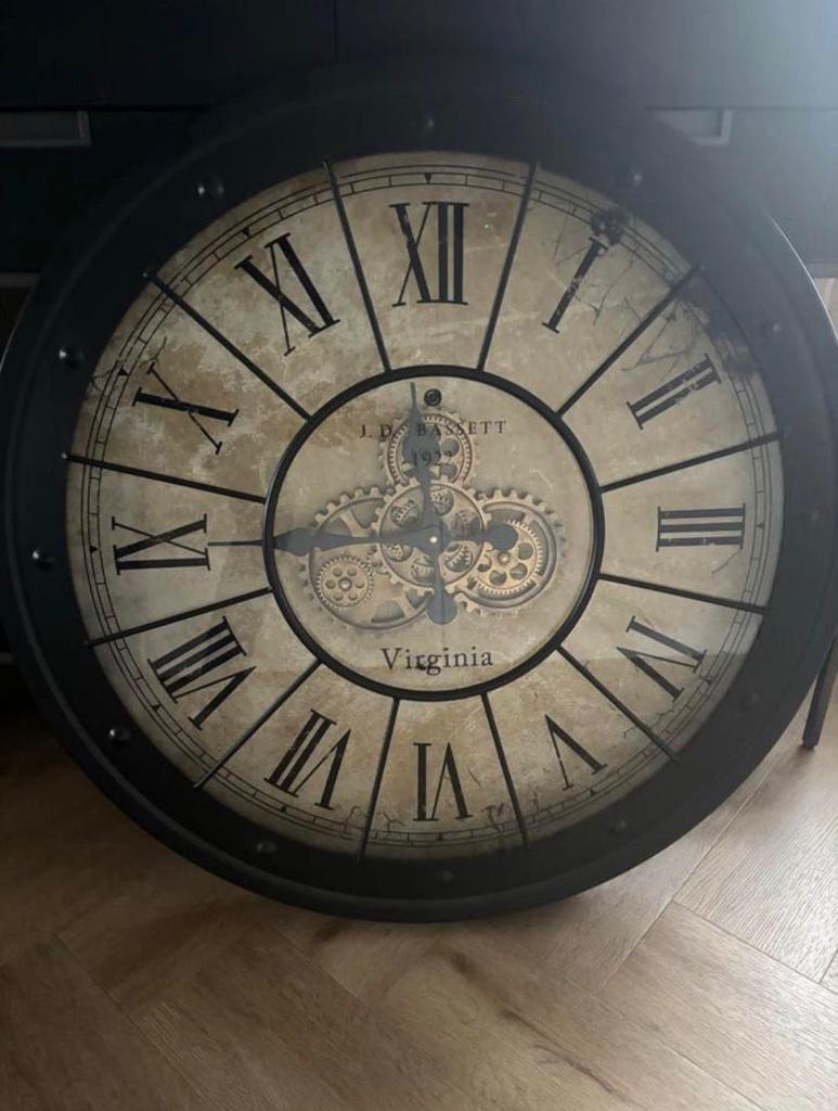 Klok, Huis en Inrichting, Ophalen of Verzenden, Zo goed als nieuw, Analoog, Wandklok