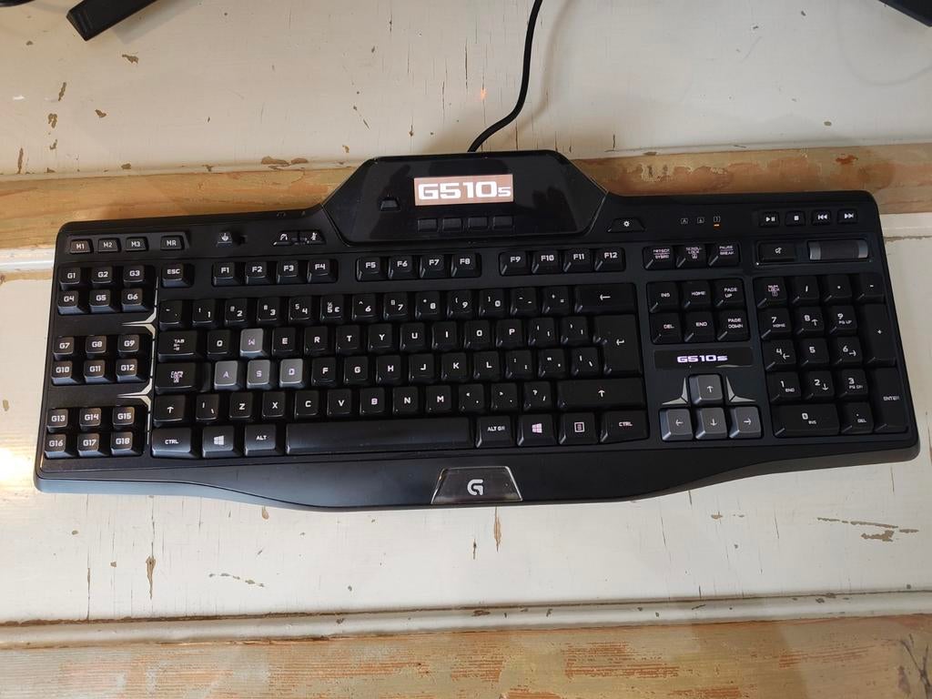 Logitech gaming toetsenbord G510s zwart, met verlichting, Ophalen of Verzenden, Zo goed als nieuw, Gaming toetsenbord
