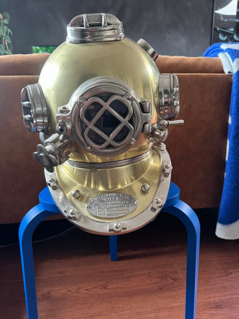 Decoratieve duikhelm - U.S. Navy Diving Helmet Mark V, Ophalen of Verzenden