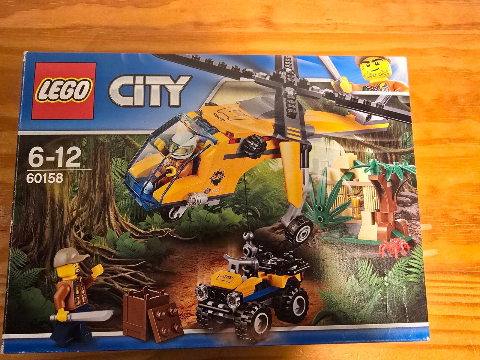 LEGO City 60158 Jungle Helikopter, Ophalen, Zo goed als nieuw, Overige merken