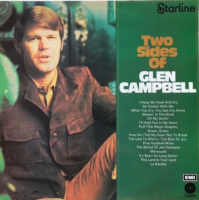 GLEN CAMPBELL LP: TWO SIDES OF, Ophalen of Verzenden, Gebruikt, 12 inch