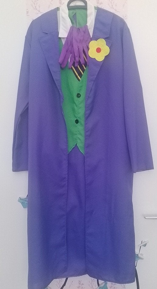 Joker outfit (carnaval verkleden), Kleding | Heren, Carnavalskleding en Feestkleding, Ophalen of Verzenden, Zo goed als nieuw