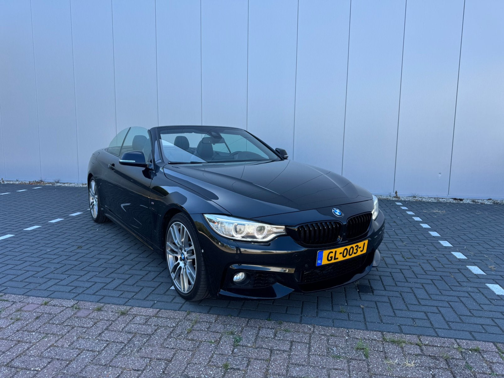 BMW 4-Serie 435IA 3.0 Cabrio 2015 Zwart, Auto's, Dealer onderhouden, Achterwielaandrijving, Zwart, 4-Serie