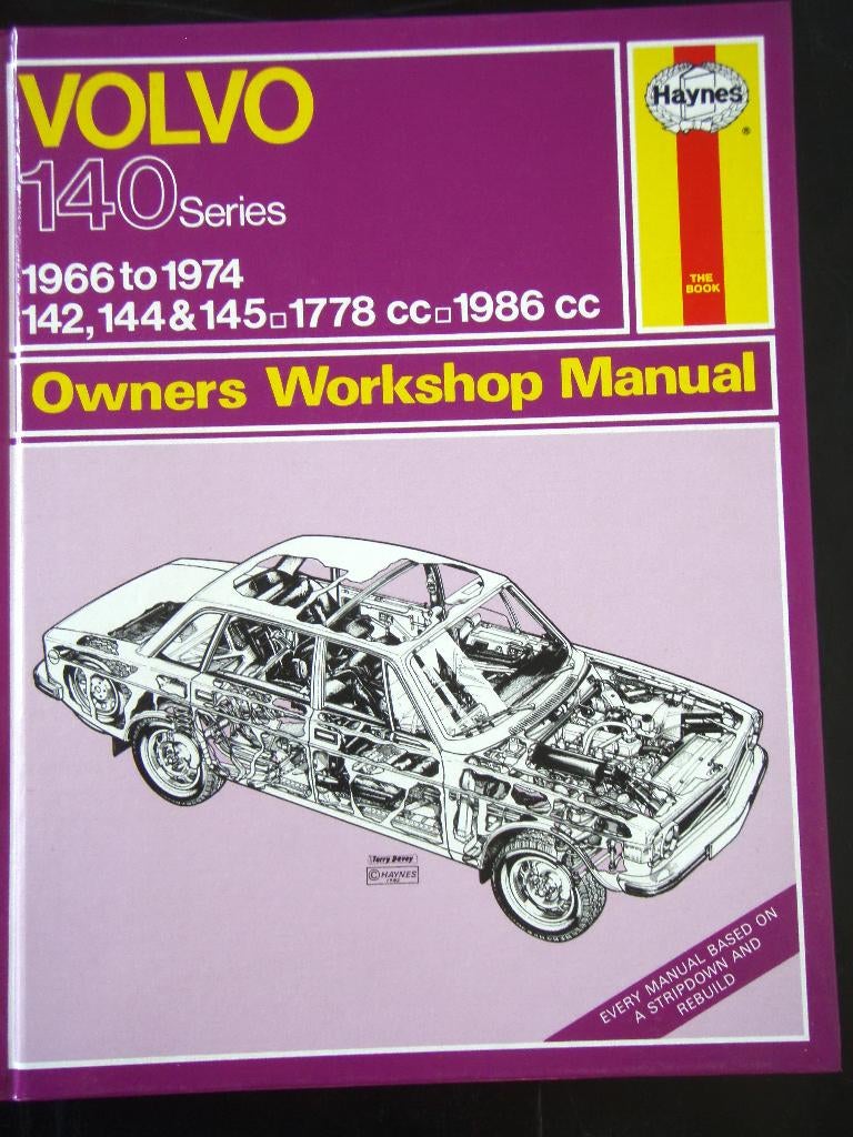 Werkplaats handboek Volvo 140 serie, Ophalen of Verzenden