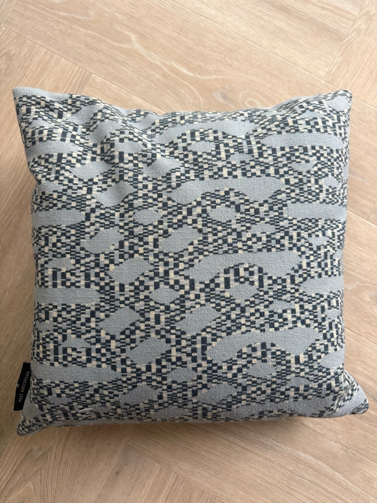 Fest Amsterdam kussen - Zo goed als nieuw, Ophalen of Verzenden, Zo goed als nieuw, Blauw, Vierkant