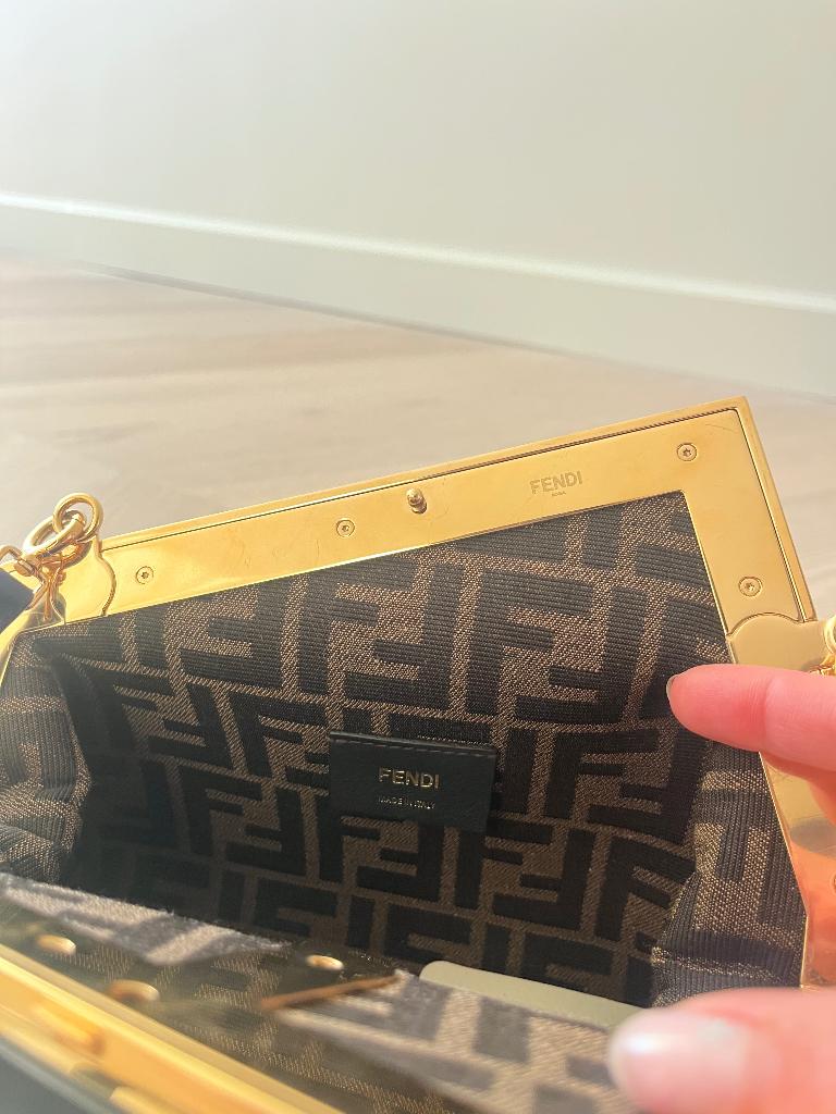 Fendi Tas, Sieraden, Tassen en Uiterlijk, Tassen | Damestassen, Verzenden, Nieuw, Blauw, Avondtasje