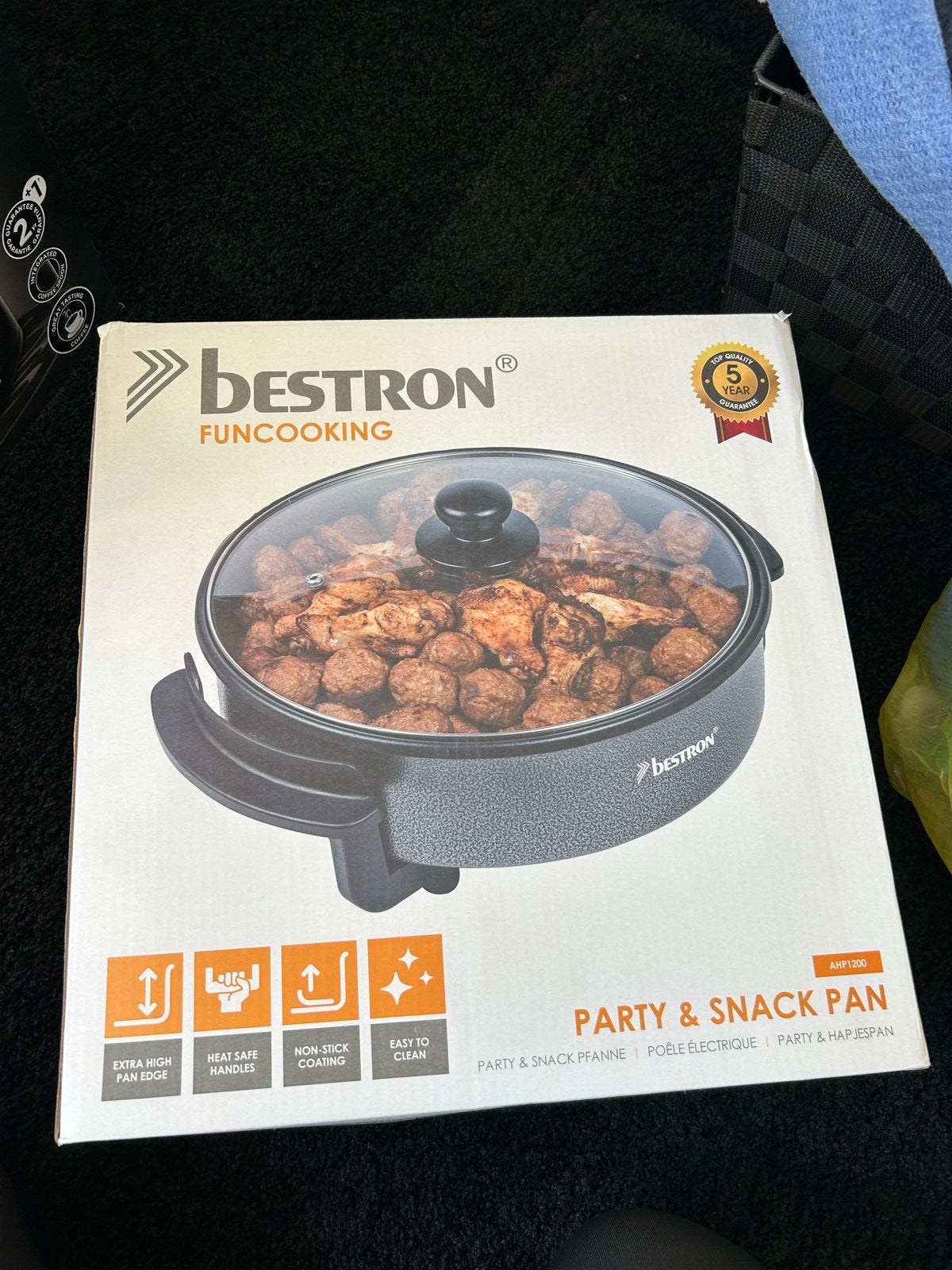 Bestron FunCooking Party & Snack Pan /Hapjespan, Ophalen of Verzenden, Nieuw