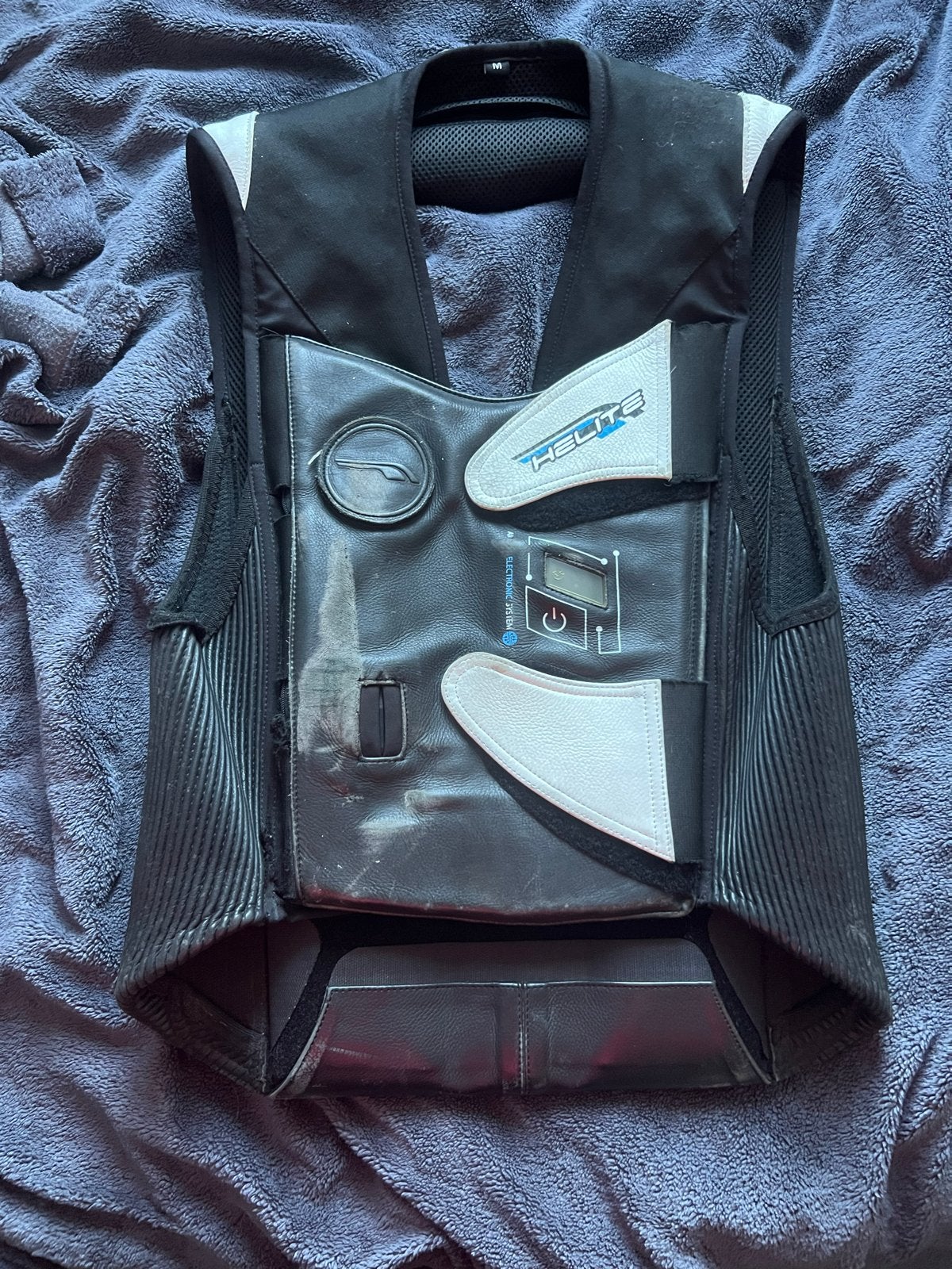 Helite GP-Air elektronisch airbagvest maat M, Ophalen of Verzenden, Tweedehands, Heren, Overige typen