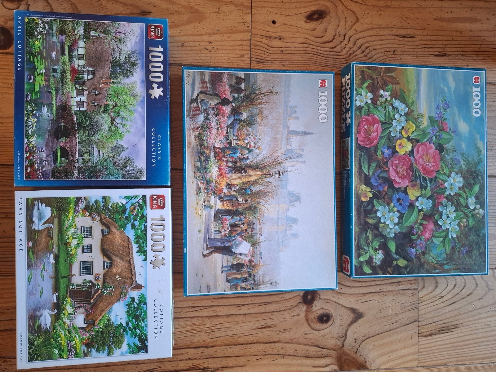puzzels 1000 stuks, Ophalen, 500 t/m 1500 stukjes, Gebruikt, Legpuzzel