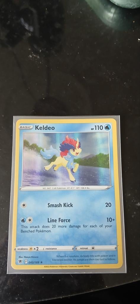 Pokémon Kaart Keldeo - Zeer Goede Staat, Ophalen of Verzenden