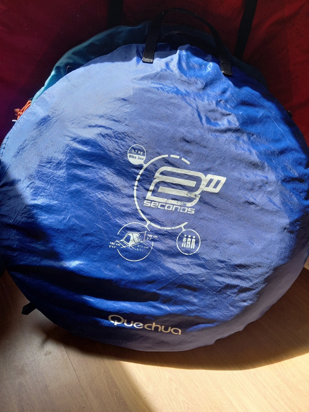 Quechua 2 Seconds tent - 2 personen, Caravans en Kamperen, Tenten, Ophalen of Verzenden