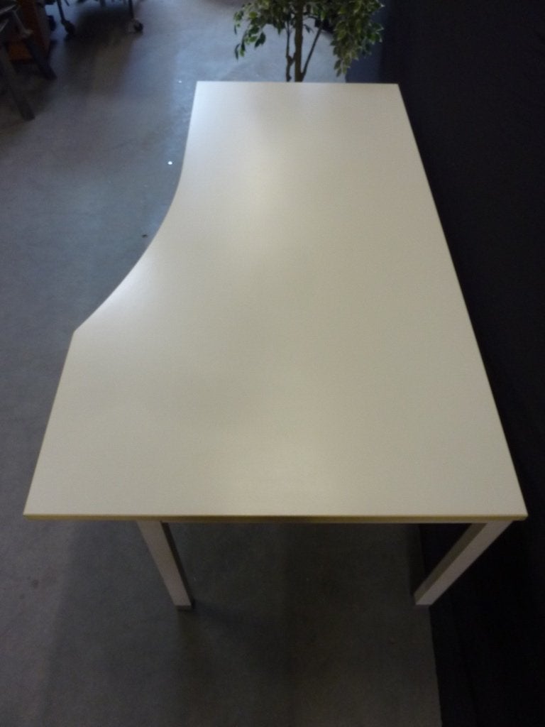 Zwaar en degelijk bureau / tafel / kantoortafel 180x80/100cm, Ophalen, Gebruikt, Vintage, Overige merken