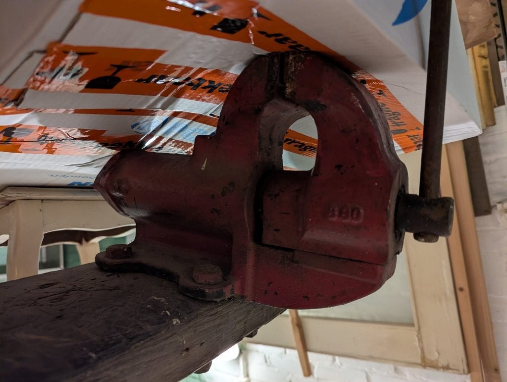 Bankschroef Vintage, Ophalen, Gebruikt