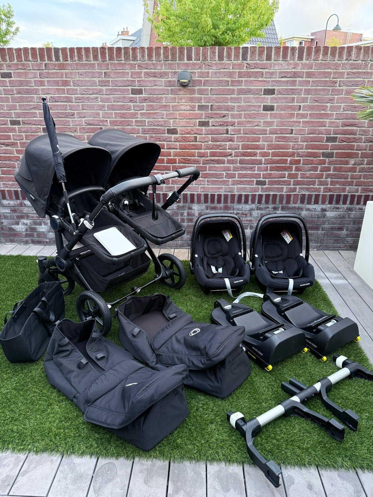 Bugaboo Donkey 5 | TWIN | kinderwagen, Ophalen, Gebruikt, Bugaboo, Combiwagen