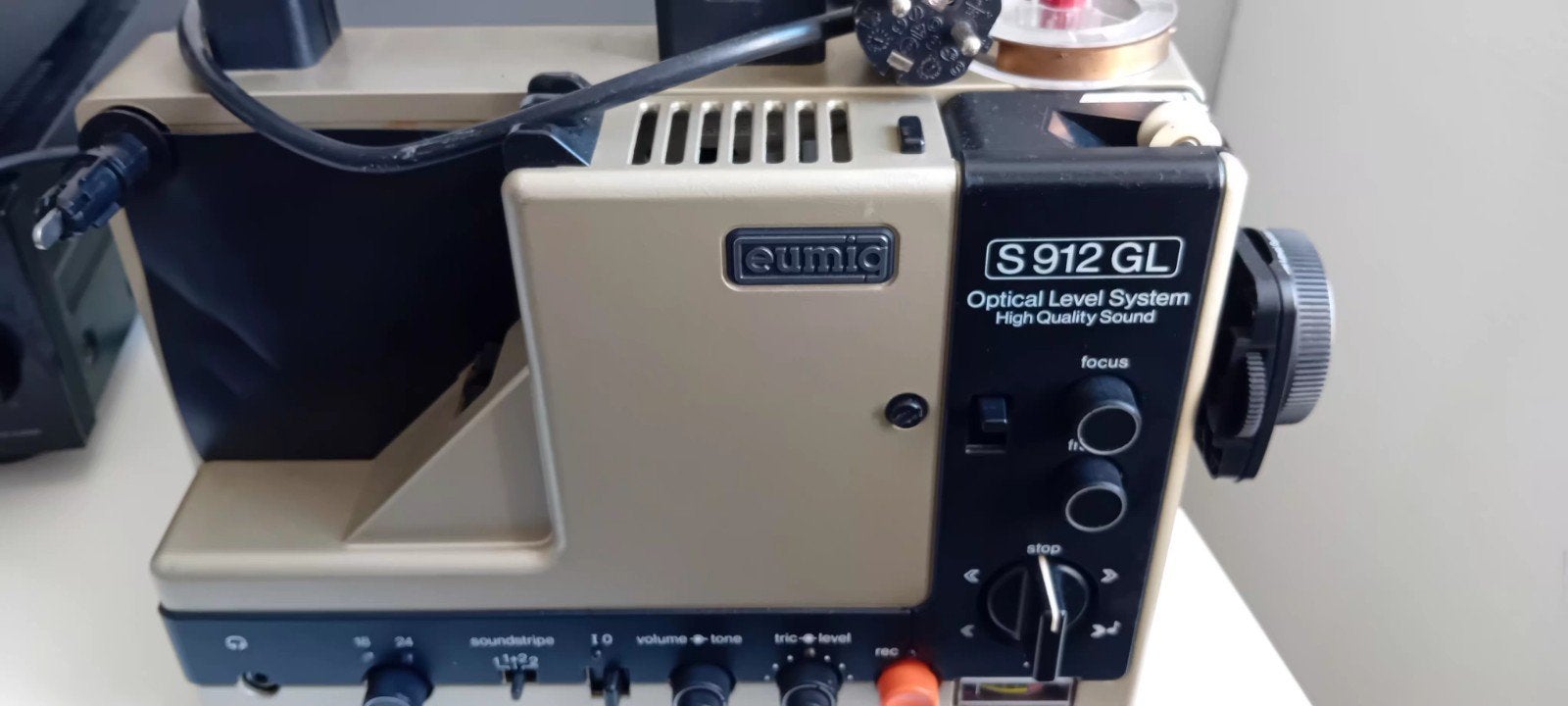 Eumig S912 GL Optical Level System Super 8 Projector, Ophalen of Verzenden, 1960 tot 1980, Projector