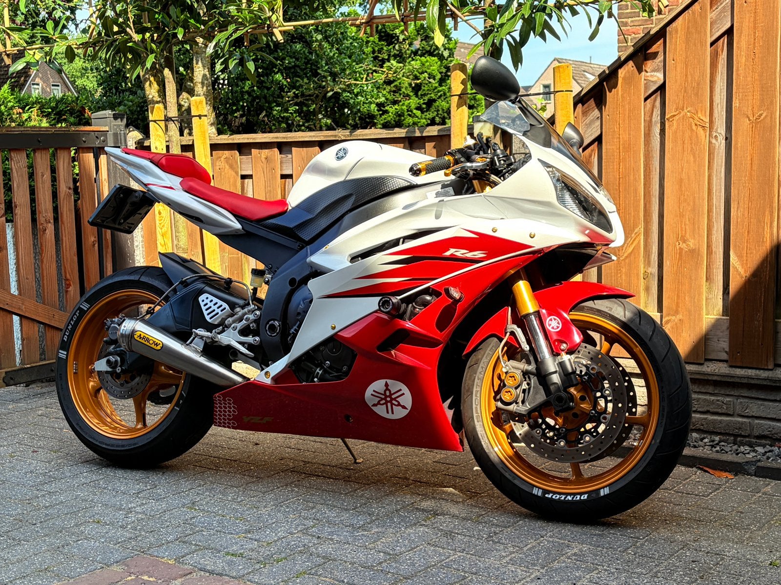 Yamaha YZF-R6 RJ11 R6 2007 Arrow 25dkms Grote Beurt Netjes!, Motoren, Motoren | Yamaha, Sportuitlaat, Occasion, Motorrijbewijs A