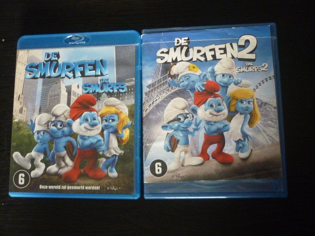 De Smurfen 1 & 2 (originele blu-rays) The Smurphs, Ophalen of Verzenden, Zo goed als nieuw, Tekenfilms en Animatie