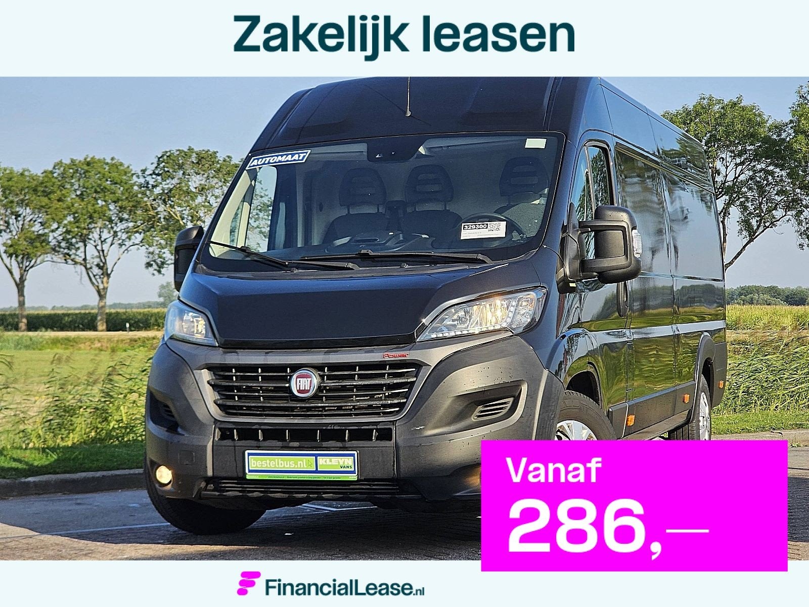 FIAT DUCATO 2.3 160 xl l4h2, Automaat, Euro 6, Zwart, Bedrijf