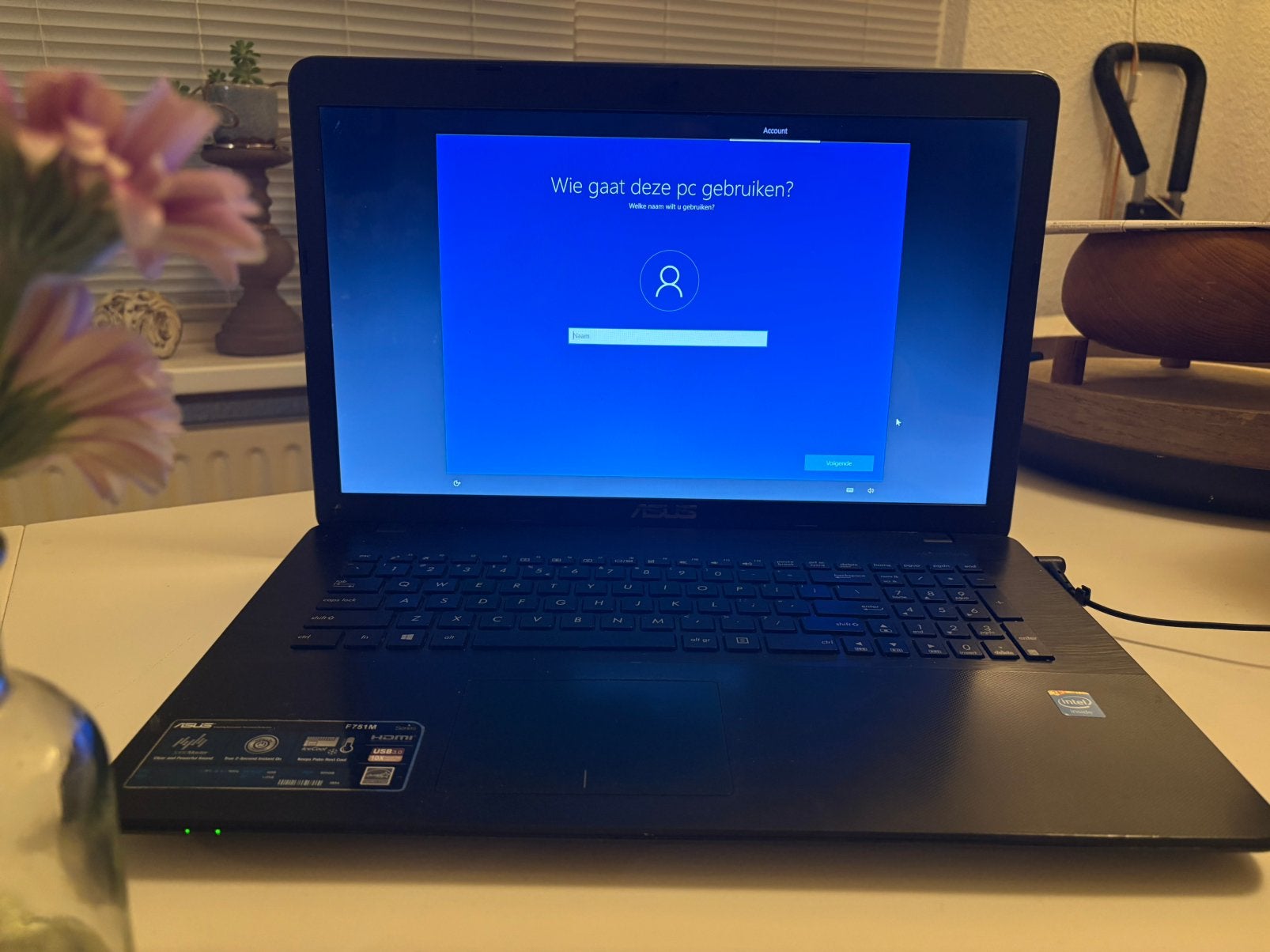Asus 17,3 inch, Gebruikt, Qwerty, Ophalen of Verzenden, 17 inch of meer