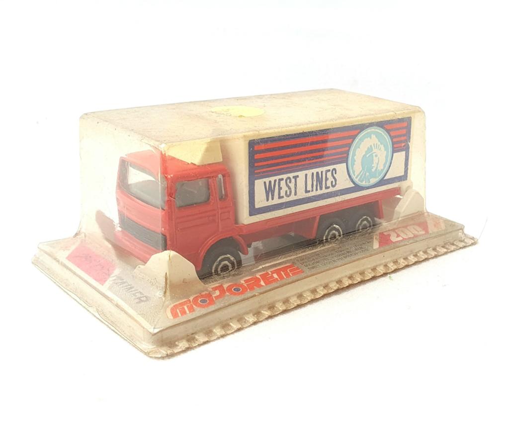 Majorette Mercedes-Benz Vrachtwagen West Lines MIB Geseald!, Hobby en Vrije tijd, Modelauto's | Overige schalen, Ophalen of Verzenden