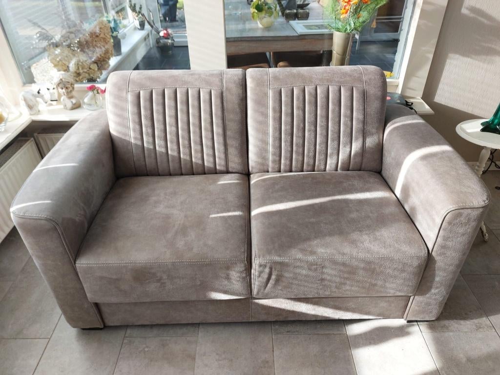 Tweezits bank (2 zits), Ophalen, Gebruikt, 150 tot 200 cm, Tweepersoons