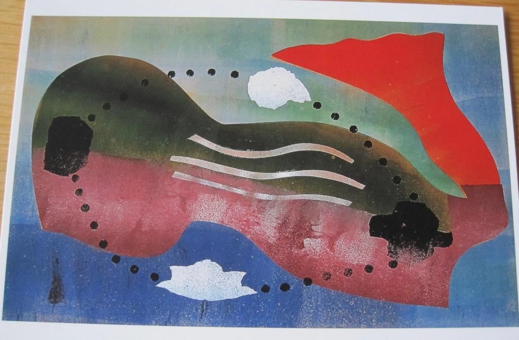 Hendrik Nicolaas Werkman - Compositie - 1944, Verzenden, 1980 tot heden, Ongelopen, Overige thema's