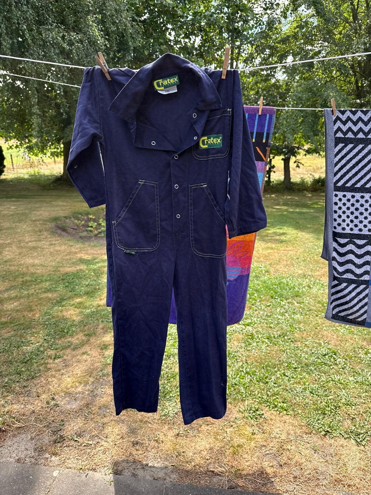 Kinder overall mt 116, Ophalen