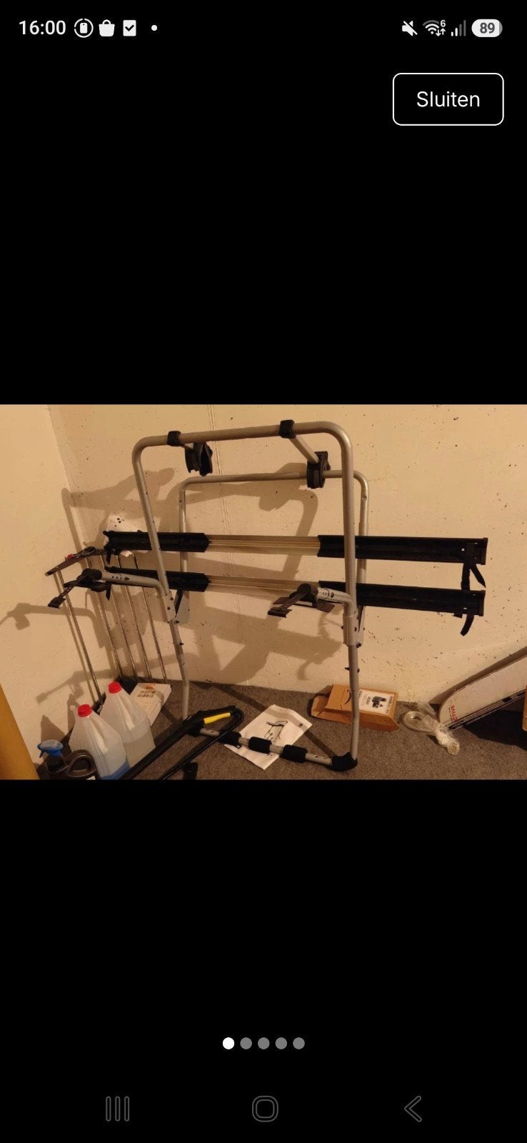 Thule BackPac 973 fietsendrager met montagekit 15, Gebruikt, Opvouwbaar, Overige typen, Ophalen of Verzenden