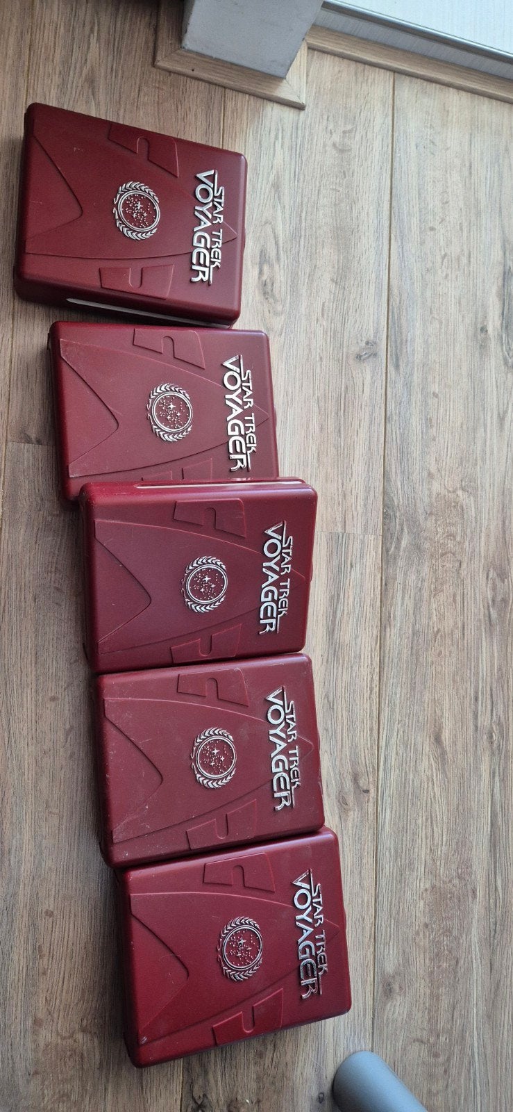 Serie startrek voyager serie 1 t/m 5 collectors edities, Ophalen of Verzenden, Zo goed als nieuw