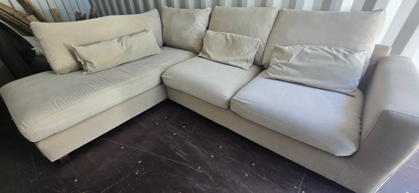 Umix Chelsea Hoekbank - 2 Delen, Uitwasbare Kussens, 250 tot 300 cm, Gebruikt, 100 tot 125 cm, Ophalen of Verzenden