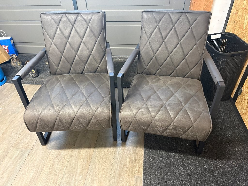 2 fauteuil stoelen, Huis en Inrichting, Ophalen, Gebruikt, 75 tot 100 cm, 50 tot 75 cm