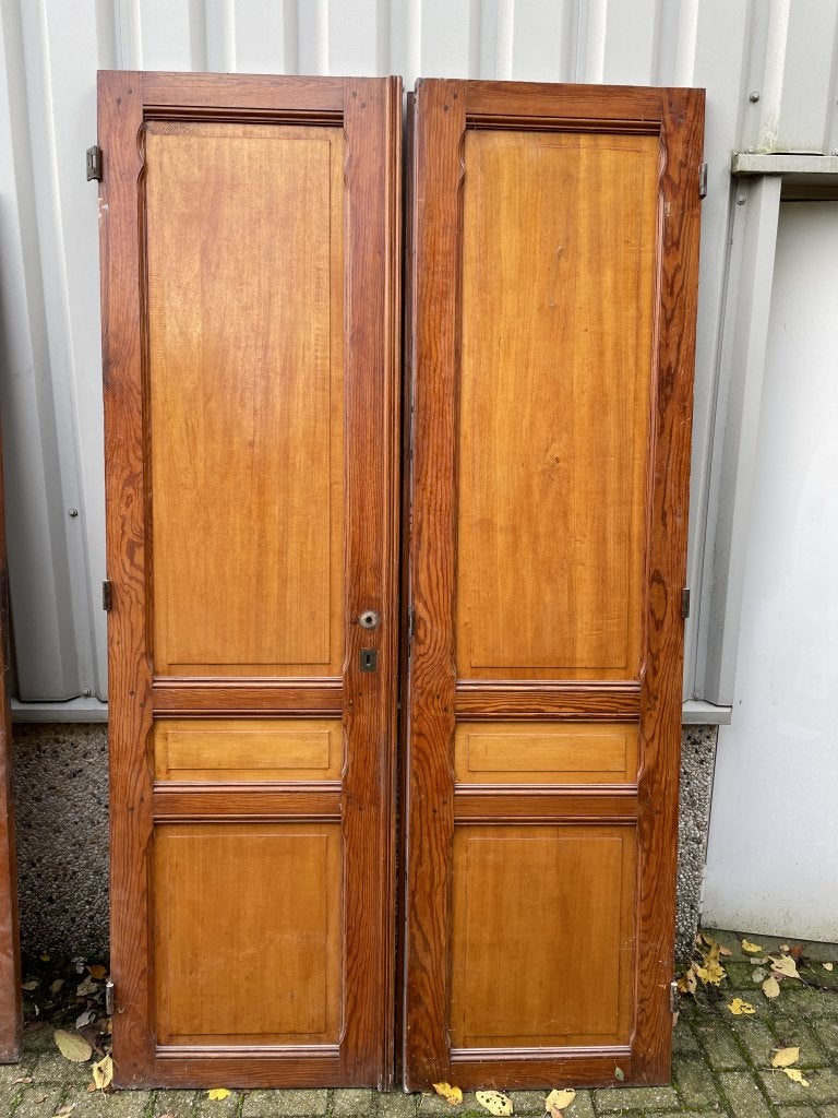 Prachtset pitch pine deuren, La belle porte, Jurgen.hoogenboezem@gmail.com, Binnendeur, Zo goed als nieuw