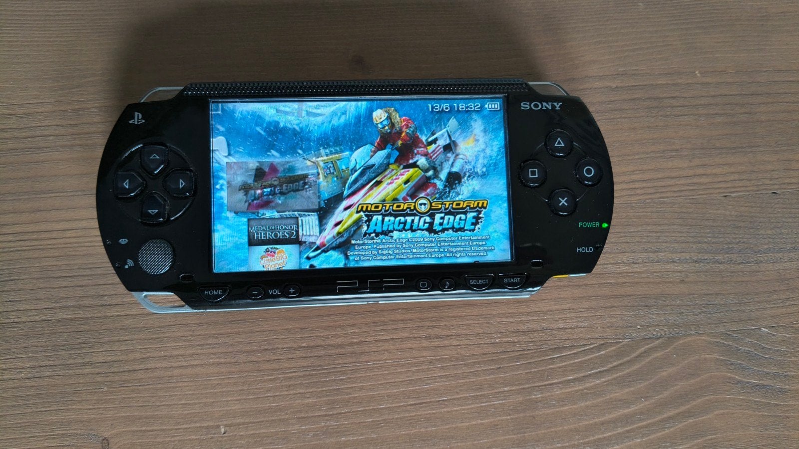 PSP 1000 - IPS scherm - perfecte staat, Zwart, Ophalen of Verzenden, PSP, Gebruikt