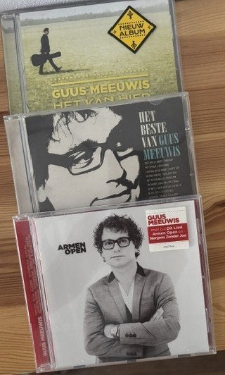 Guus Meeuwis CD 3x - Totaal €2,50, Ophalen of Verzenden, Zo goed als nieuw, Levenslied of Smartlap
