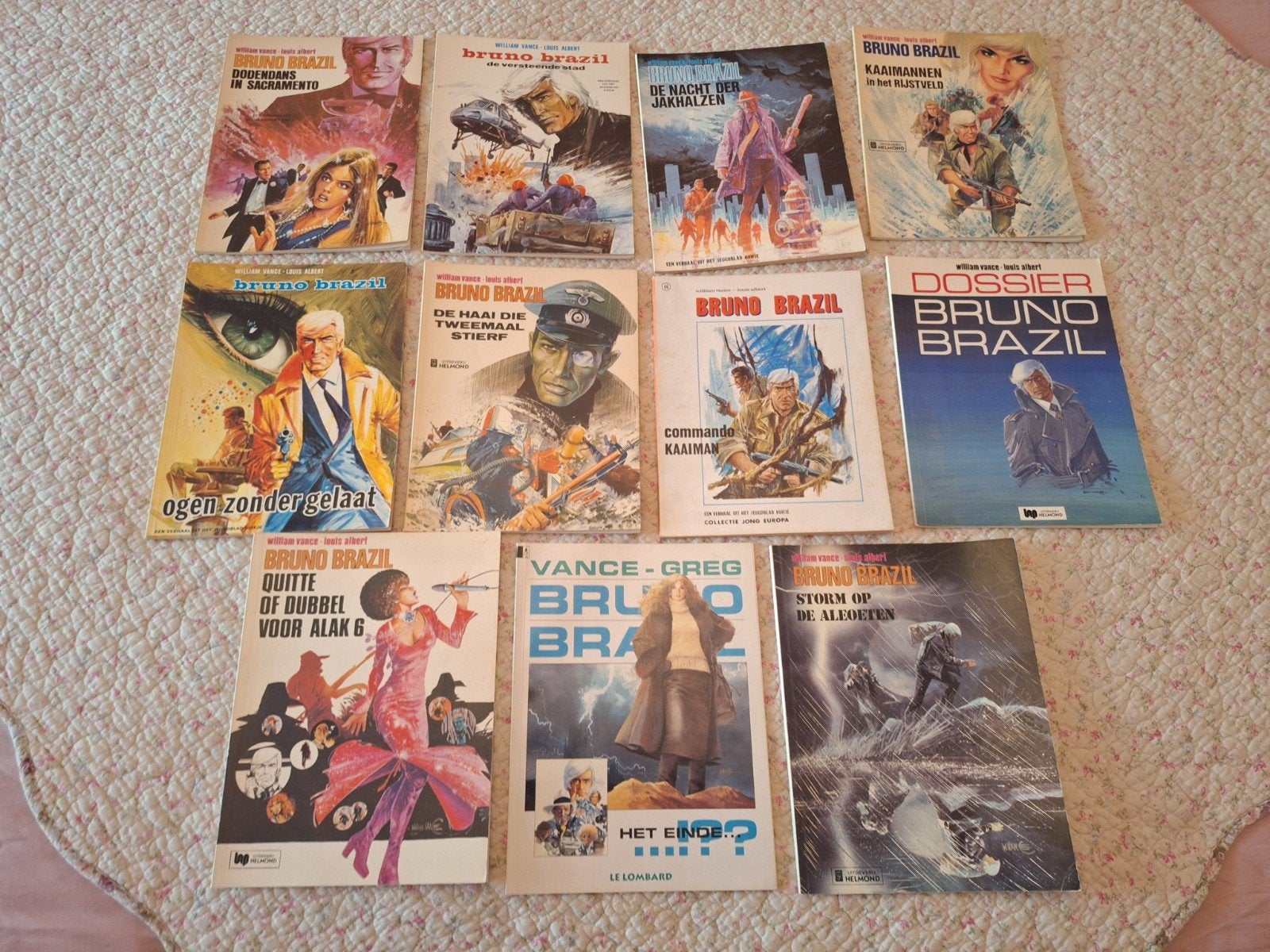 Bruno Brazil 11 stripboeken., Meerdere stripboeken, Ophalen of Verzenden
