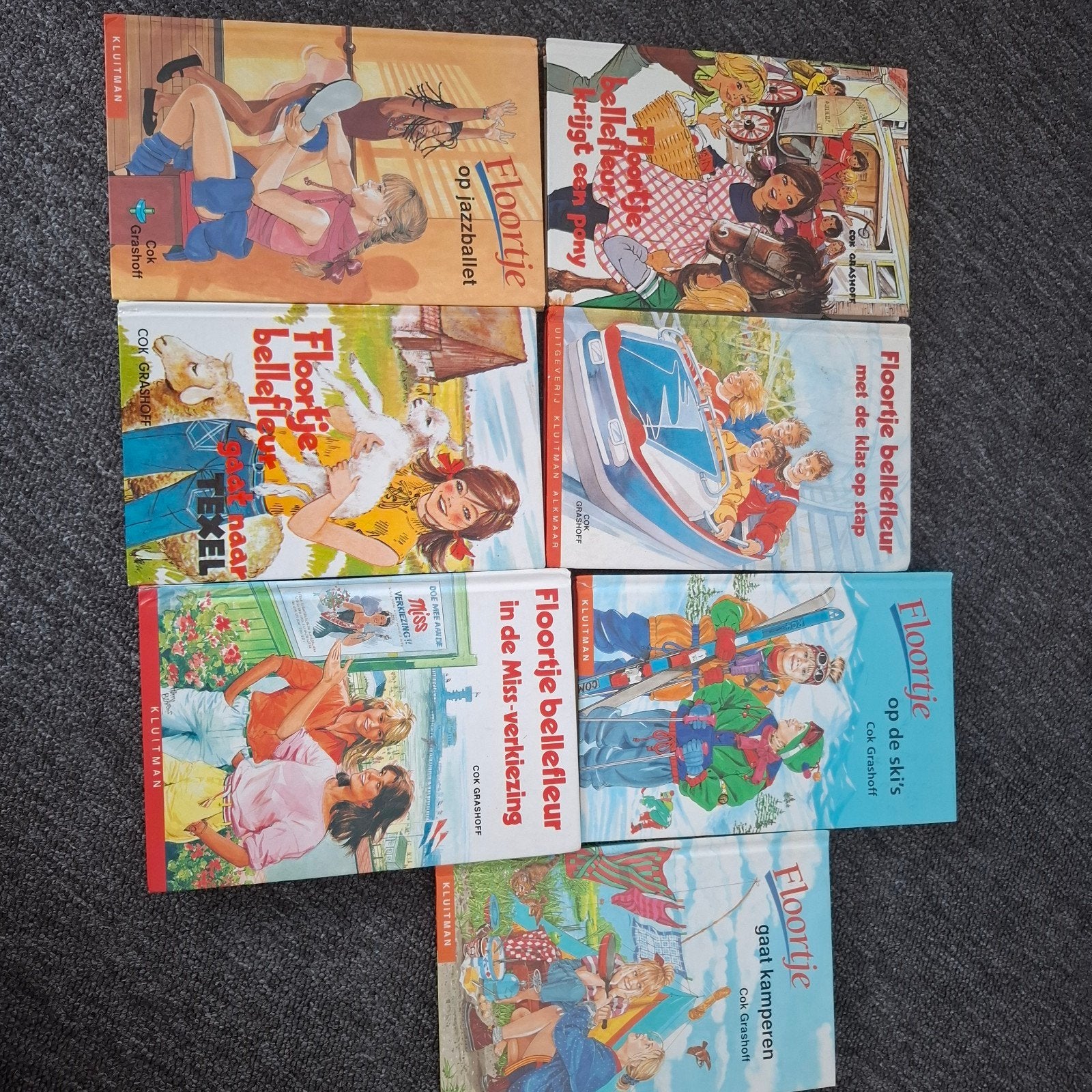 Floortje Bellefleur boekenreeks - 7 delen, Boeken, Ophalen of Verzenden, Gelezen, Cok Grashoff, Fictie algemeen