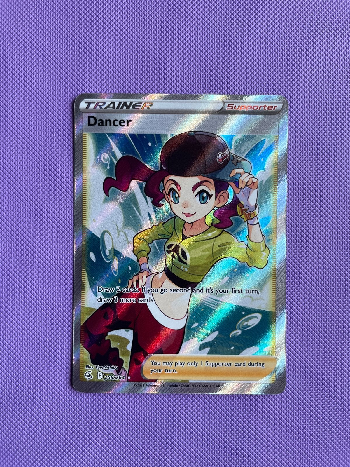 Dancer 259/264, Ophalen of Verzenden, Zo goed als nieuw, Losse kaart, Foil