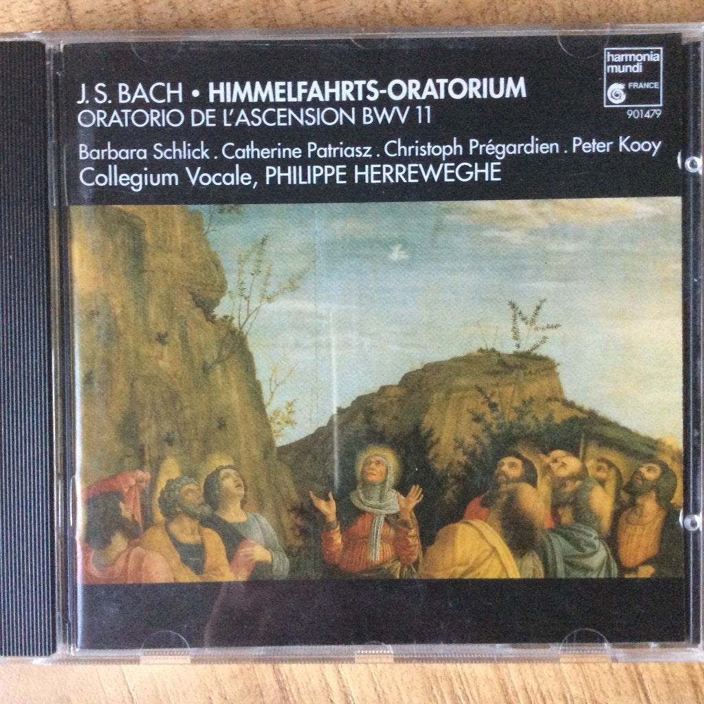 Bach - Himmelfahrtsoratorium, Herreweghe., Cd's en Dvd's, Ophalen of Verzenden, Zo goed als nieuw, Barok, Album