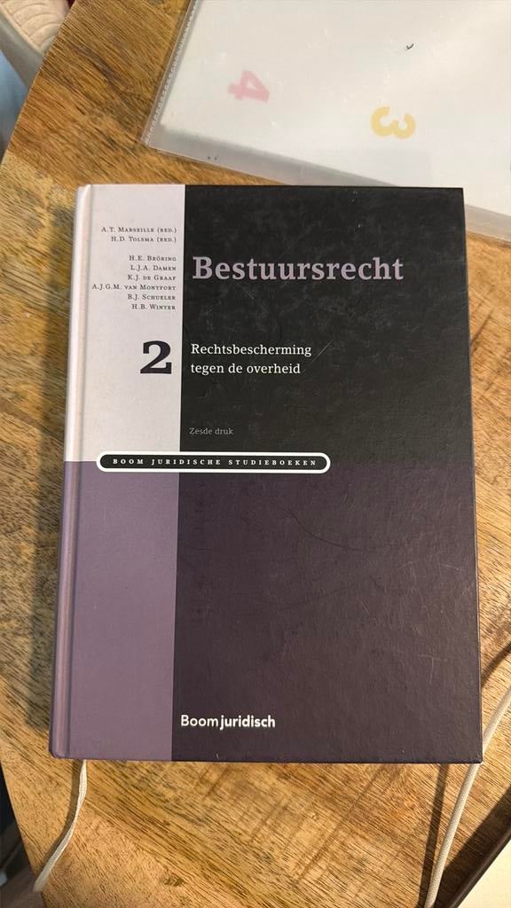 Bestuursrecht 2, zesde 6 druk, Boeken, Ophalen of Verzenden