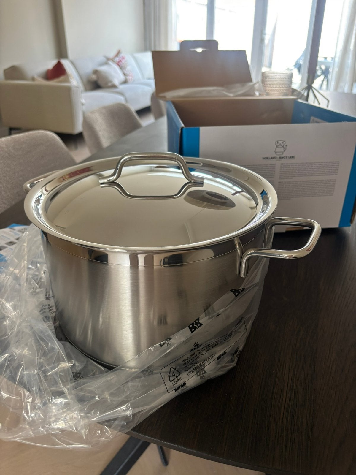BK soeppan 24cm, 6liter nieuw, Ophalen of Verzenden, Zo goed als nieuw, Rvs