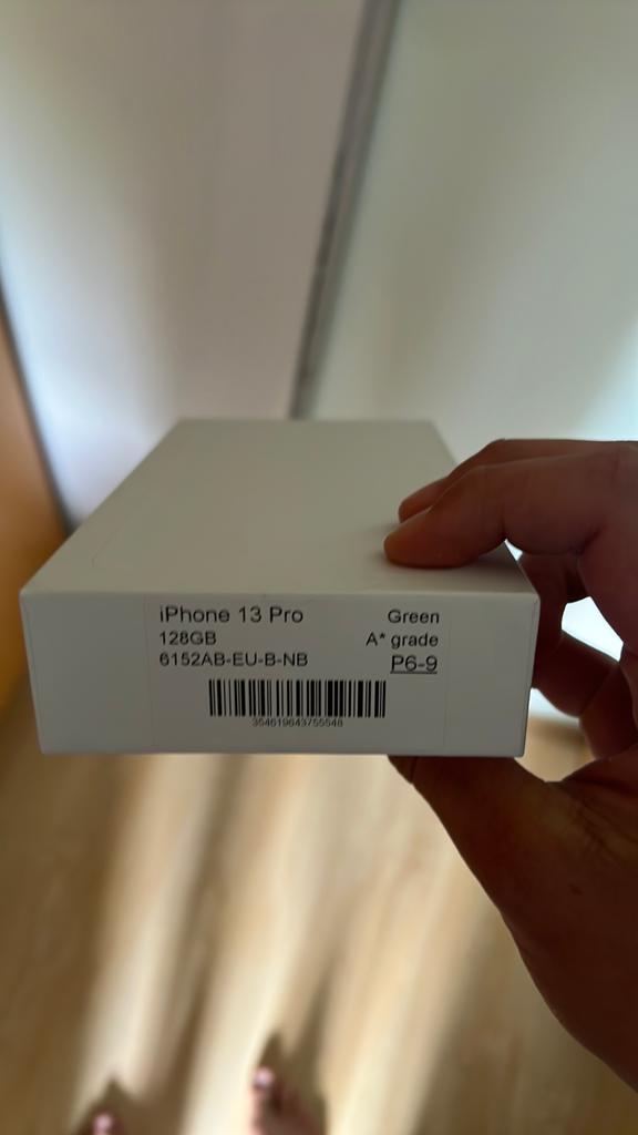 Leeg doosje iPhone 13 Pro – Alpien Groen, Ophalen, 128 GB, Zo goed als nieuw, IPhone 13 Pro